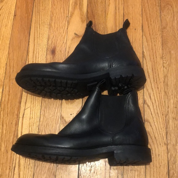 COPY - Frye Mens Leather Chelsea Boots Black Size 13 - Picture 7 of 8
